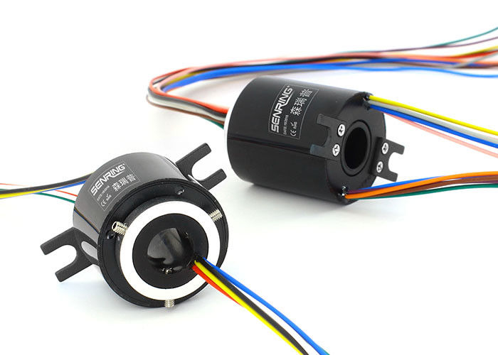 1000RPM Mini Hole Ingergal Precision Slip Ring Customized For More Circuits of Grote Stroom