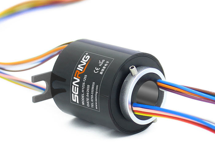 1000RPM Mini Hole Ingergal Precision Slip Ring Customized For More Circuits of Grote Stroom