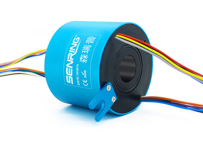 Door droeg Elektro Roterende Unie Misstap Ring Rotating Connector 25.4mm 10A