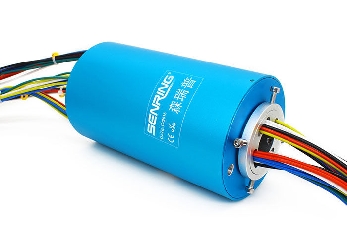 Door droeg Elektro Roterende Unie Misstap Ring Rotating Connector 25.4mm 10A