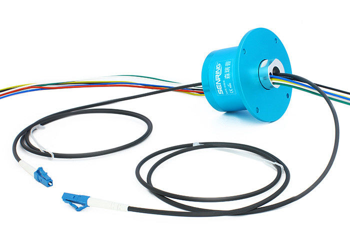 1 van de de Misstapring van de kanaal het Elektrische FORJ Vezel Optische Roterende Gezamenlijke ontwerp 1310nm 1550nm