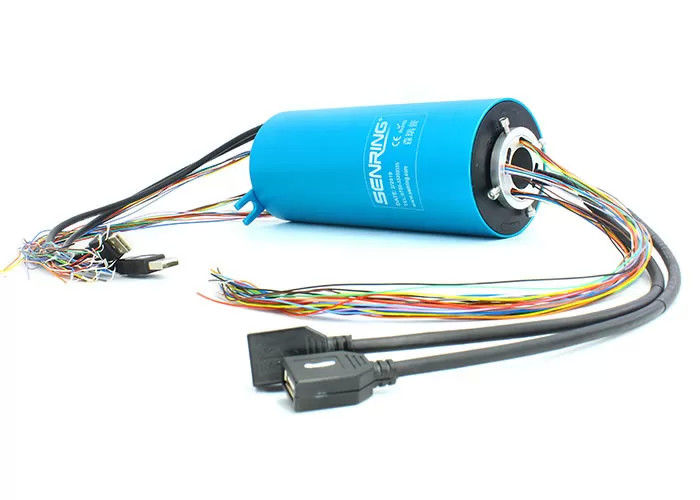2 circuits 10A USB Slip Ring Power Supply Voor HDMI met schuifkracht