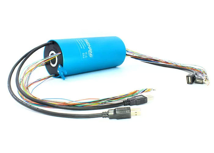 2 circuits 10A USB Slip Ring Power Supply Voor HDMI met schuifkracht